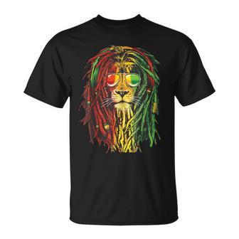 Rasta Lion Cool Dreadlock Rastafari For Rasta Lover T-Shirt - Monsterry