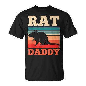 Rat Daddy Cute Animal Rats Lover Dad Father Papa Father's T-Shirt - Monsterry AU