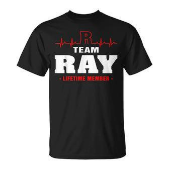Ray Surname Family Last Name Team Ray Lifetime Member T-Shirt - Seseable