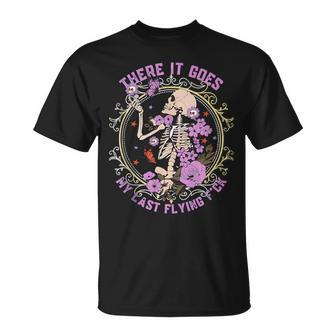 There It Goes My Last Flying F-Ck Sarcastic T-Shirt - Seseable