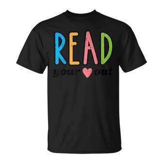 Read Your Heart Read Reading Librarian Book Across America T-Shirt | Mazezy DE
