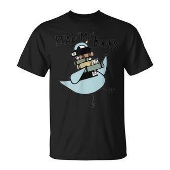 Read Mo Books Pigeon Library Reading Books Reader 2024 T-Shirt - Seseable