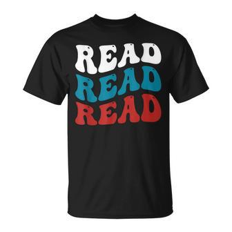 Read Read ReadingAcross That America Reading Lover Teacher T-Shirt - Thegiftio UK