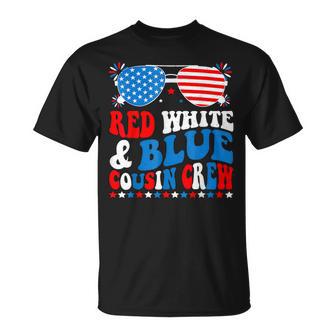 Red White And Blue Cousin Crew 4Th Of July American Flag T-Shirt - Monsterry DE