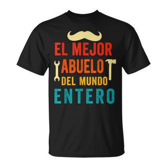 Regalos Para Abuelo Dia Del Padre Camiseta Mejor Abuelo T-Shirt - Monsterry