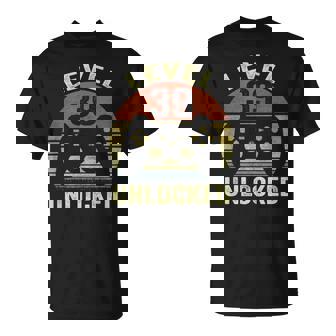 Regalos Para Hombres 39 Años Cumpleaños Level 39 Unlocked Camiseta unisex - Regaloses