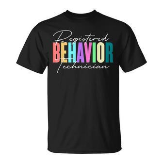 Registered Behavior Technician Rbt Behavioral Aba Therapist T-Shirt - Monsterry DE