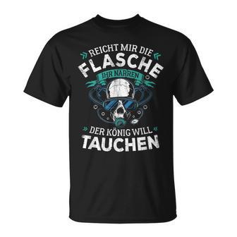 Reich Mir Die Oxygen Bottle Diving Scuba Diver T-Shirt - Seseable