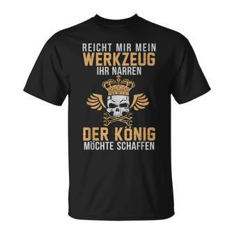 Reicht Mir Mein Werkzeug Ihr Jester Mechatroniker Workshop T-Shirt - Seseable