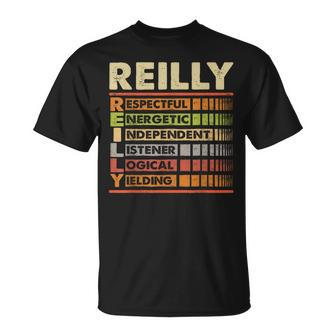 Reilly Family Name First Last Name Reilly T-Shirt - Seseable
