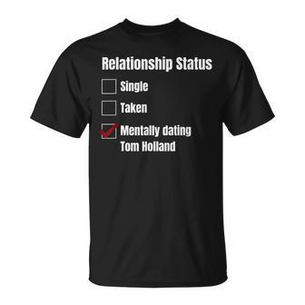 Relationship Status Mentally Dating T-Shirt - Monsterry AU