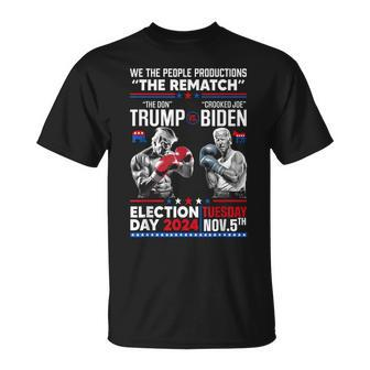 The Rematch The Don And Crooked Joe Biden Pro Trump 2024 T-Shirt - Thegiftio UK