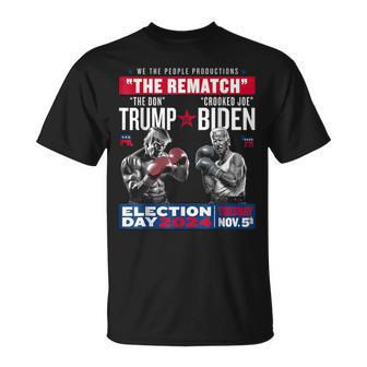 The Rematch The Don And Crooked Joe Biden Pro Trump 2024 T-Shirt - Monsterry UK