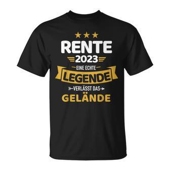 Rente 2023 Real Legend Leaves Terrain Pensioner T-Shirt - Seseable
