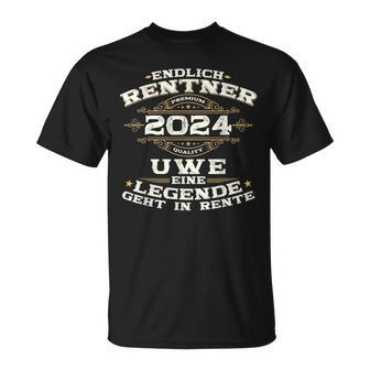 Rente 2024 Rentner 2024  For Uwe T-Shirt - Seseable