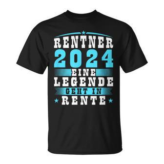 Rentner 2024 Eine Legende Geht In Rente German T-Shirt - Seseable