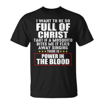 There's Power In Blood God Whisperer Bible Lovers T-Shirt - Monsterry