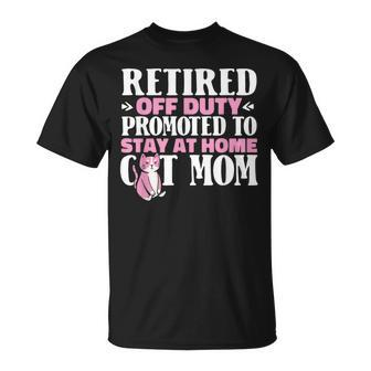 Retired Cat Pensioner Retire Retirement T-Shirt - Monsterry AU