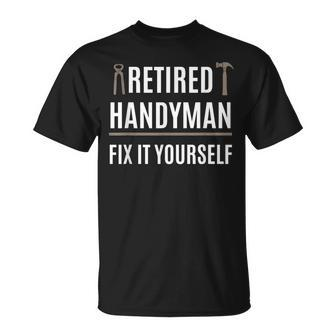 Retired Handyman Retirement T-Shirt - Monsterry DE
