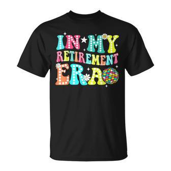 In My Retirement Era Groovy Teacher Retired 2024 T-Shirt - Seseable