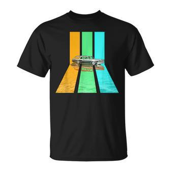 Retro 80S Vintage Style Station Wagon T-Shirt - Monsterry CA
