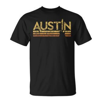 Retro Austin Texas Music T-Shirt - Monsterry DE