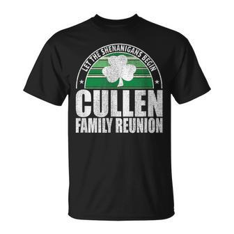 Retro Cullen Family Reunion Irish T-Shirt - Monsterry DE