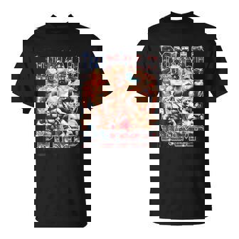 Retro Donald Pump Gym Collage Foto Meme Divertido Trump Camiseta unisex - Regaloses