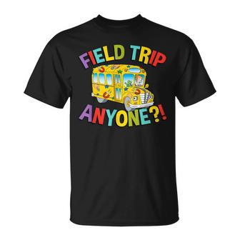 Retro Field Trip Anyone Magic School Bus Driver T-Shirt - Seseable
