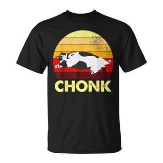 Retro Chonk Cat T-Shirt | Mazezy