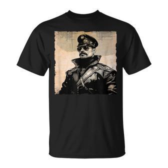 Retro Gay Daddy Cuero Gay Biker Oso Barbudo Gay Orgullo Camiseta unisex - Regaloses