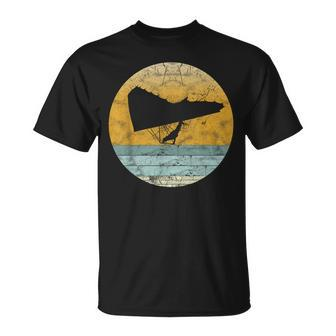 Retro Hang Gliding Vintage Style Sport For & Women T-Shirt - Monsterry
