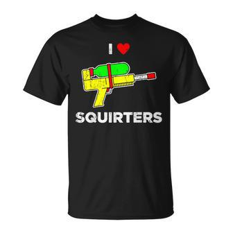 Retro I Heart Squirters I Love Squirters T-Shirt | Mazezy