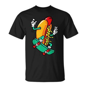 Retro Hotdogs Hot Dog Vintage Food Lover T-Shirt - Monsterry