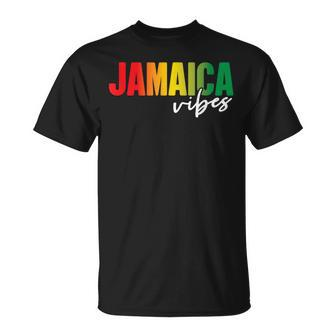 Retro Jamaica Vibes Jamaican Girls Vacation Souvenir T-Shirt - Seseable