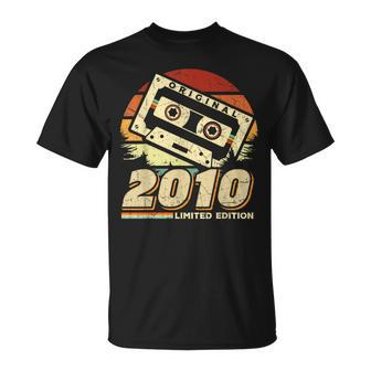 Retro Limited Edition 2010 Cassette Tape 14Th Birthday T-Shirt | Mazezy DE