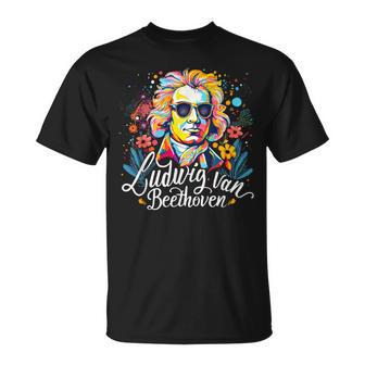 Retro Ludwig Van Beethoven Classical Music Composer T-Shirt - Monsterry CA