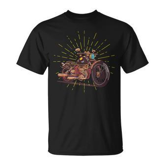 Retro Motorcycle Old Biker Clubs Moto Vintage Motorbike T-Shirt - Monsterry DE