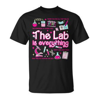 Retro Pink The Lab Is Everything Happy Lab Week 2024 T-Shirt | Mazezy