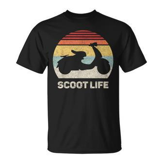 Retro Scoot Life Scooter Vintage Moped T-Shirt - Monsterry UK