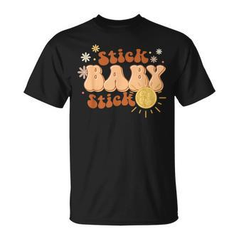 Retro Stick Baby Stick Ivf Transfer Day Ivf Couple T-Shirt - Thegiftio UK