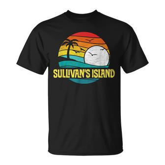 Retro Sullivan's Island Beach Sun & Surf Eighties Graphic T-Shirt - Monsterry AU