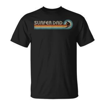 Retro Surfing Dad Cita Con El Surf Ropa Surf Papá Surfista Camiseta unisex - Regaloses