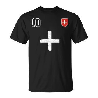 Retro Switzerland Soccer Suisse Jersey Football T-Shirt - Monsterry AU