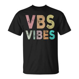 Retro Vbs Vibes Vbs 2024 Vacation Bible School Group T-Shirt - Seseable