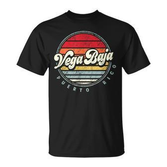 Retro Vega Baja Home State Cool 70S Style Sunset T-Shirt - Monsterry