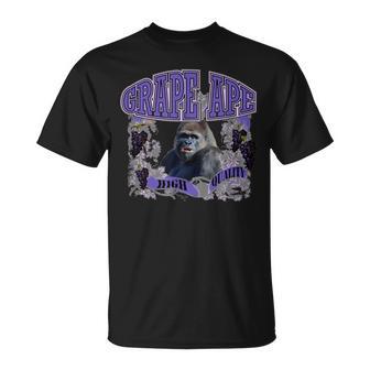 Retro Vineyard Purple Grape Ape T-Shirt - Monsterry CA