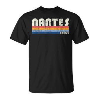 Retro Vintage 70S 80S Style Nantes France T-Shirt - Monsterry AU