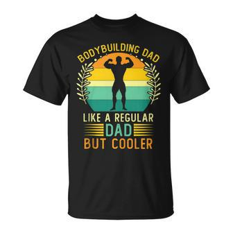 Retro Vintage Bodybuilding Dad Father's Day Lifting Daddy T-Shirt - Monsterry UK