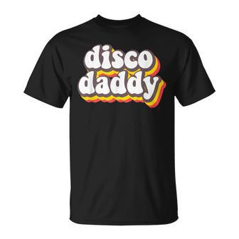 Retro Vintage Disco Daddy 70S Party Costume Dad Fathers Day T-Shirt - Thegiftio UK